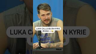 Luka Doncic calls BS on Kyrie Irving for what he said before dropping 35 points 😂