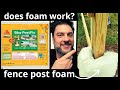 Setting a fence post in FOAM. sika postfix. Does fence post foam really work? [413]