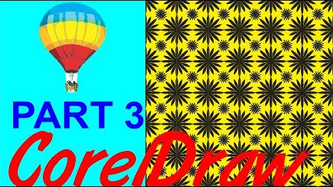 Corel Draw Tips & Tricks Pattern with distort and offset Part 3