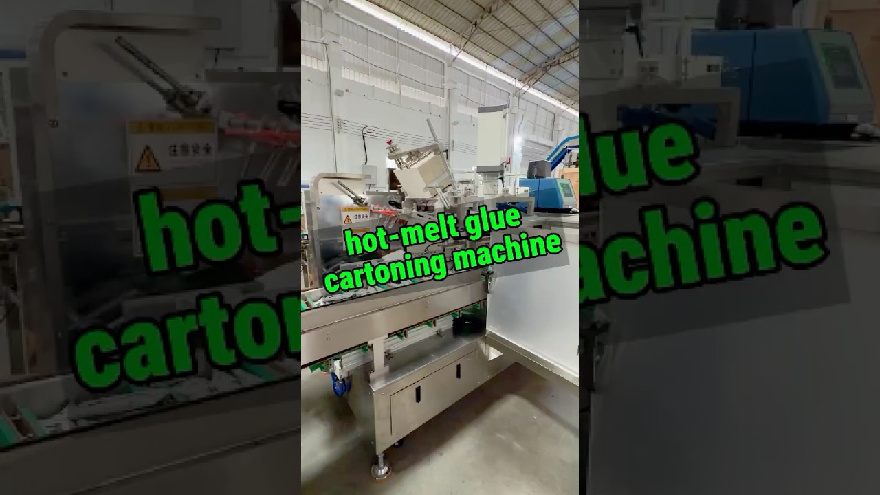 Hot-Melt Cartoner in Action | Glue Application, Fast Forming & Clean Sealing 