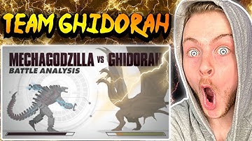 Mechagodzilla vs Ghidorah Battle FACE OFF Diepgaande gevechtsanalyse! REACTIE