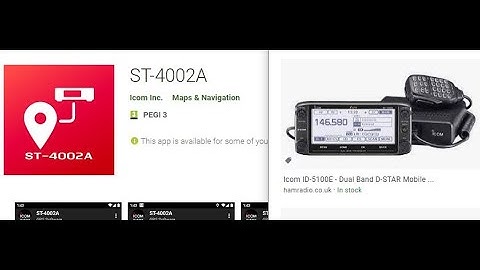 ST4002A GPS app - ICOM ID-5100