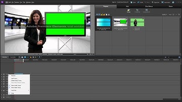 Premiere Elements Green Screen Chroma Key Tutorial