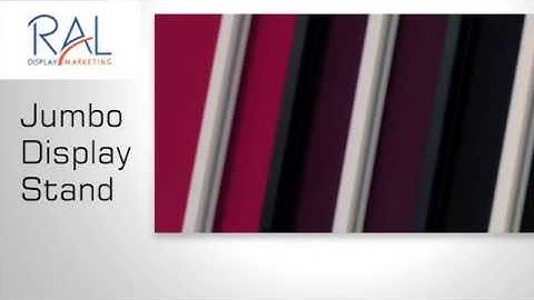 Video tutorial for large folding display boards