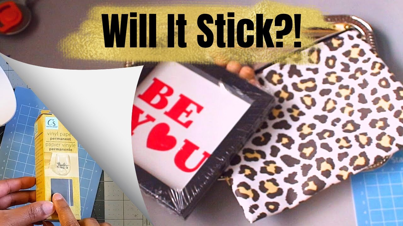 DOLLAR TREE CRICUT VINYL TEST Part 2 CRAFTERS SQUARE Vinyl Review