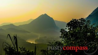 Along the Nam Ou River from Muang Khua to Nong Khiaw and Luang Prabang in Laos