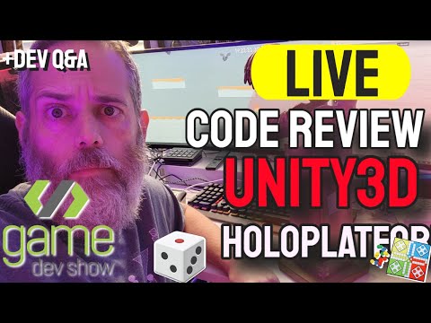 CodeReview | LIVE | Unity3D | Networking | DevQnA - Game Dev Show #72 | HoloPlatform