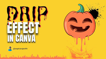 Drip Effect In Canva | How To Create Dripping Effect On Anything | Tutorial In Hindi