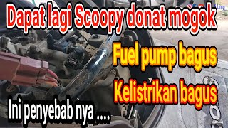 Scoopy donut broke down and got it again || double starter works, engine won't start || ALAN TOBING