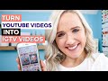 How To Turn YouTube Videos Into IGTV Episodes | Follow this simple process!