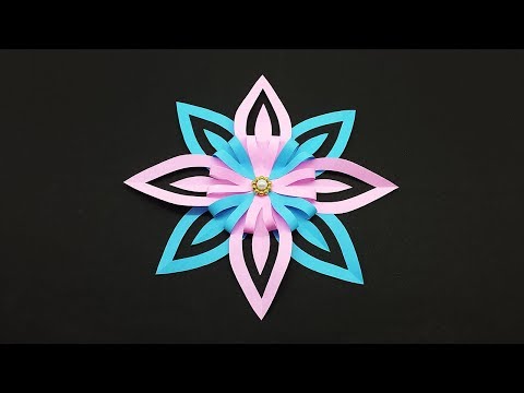 christmas-snowflakes-diy---3d-paper-snowflake---christmas-craft-decoration-ideas