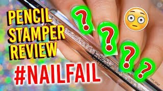 NAIL FAIL! Pencil Stamper Review - Yay or Nay?