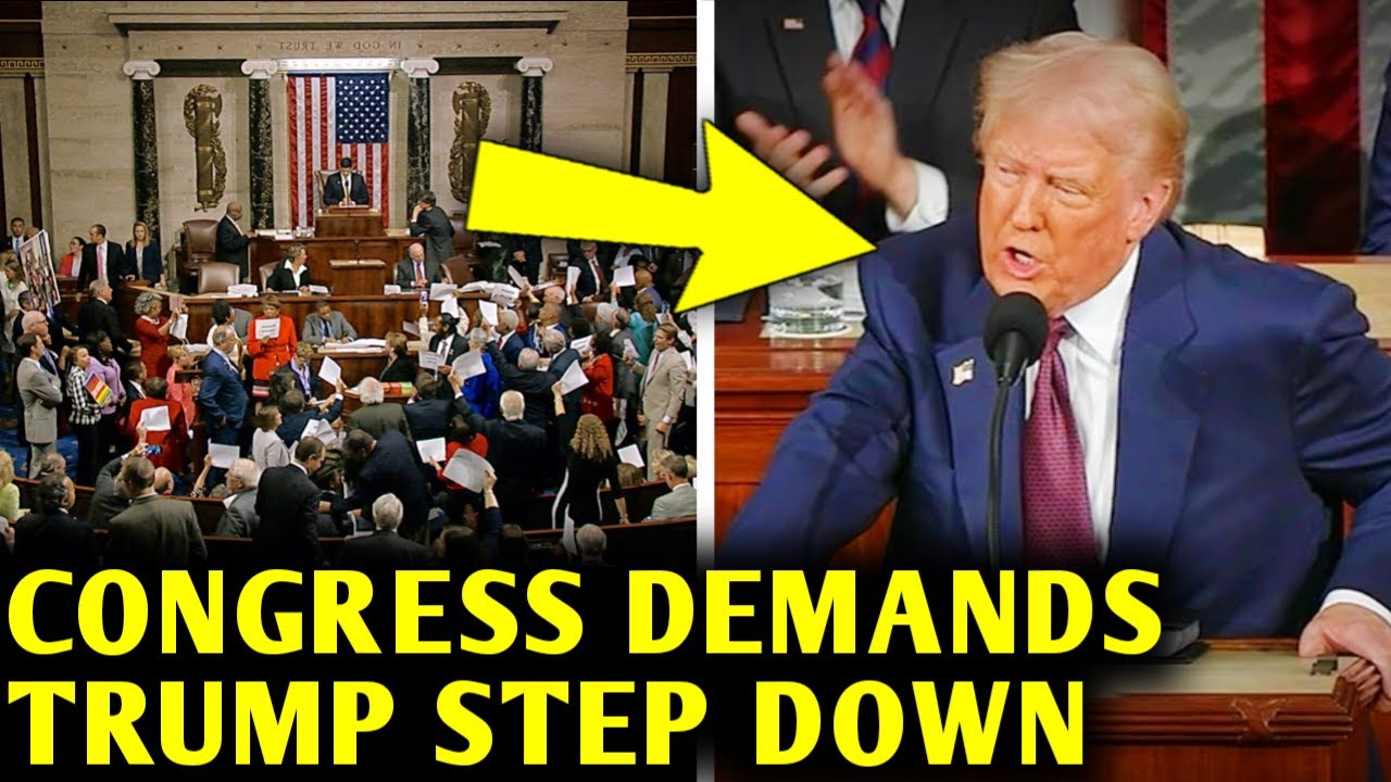 Trump CORNERED as Congress DEMANDS He END His Term NOW!!