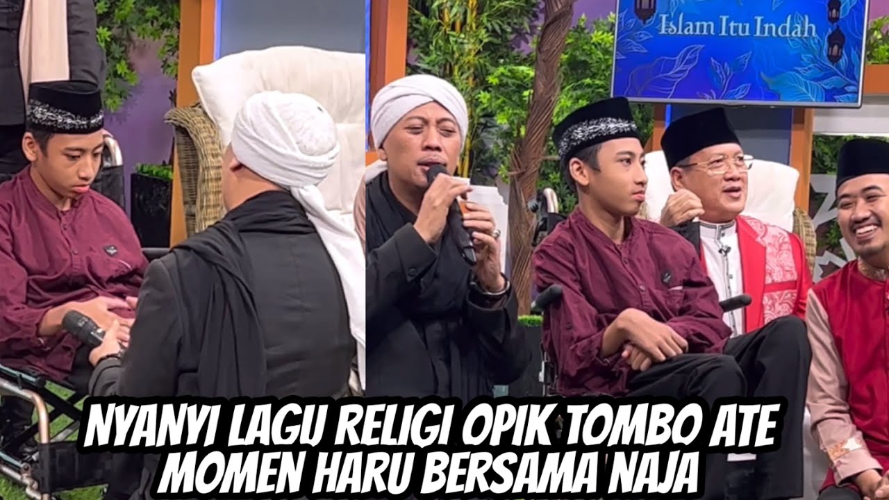 REAKSI NAJA SENYUM SENYUM DENGERIN LAGU RELIGI OPIK TOMBO ATI BIKIN HARU 🥹🤲