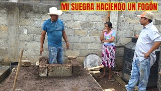 ENCONTRÉ AMI SUEGRA HACIENDO UN FOGÓN PARA HACER TORTILLAS CALIENTITAS 