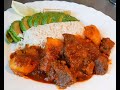 Carne con Papa Receta Cubana Paso a paso/Fricasé de Carne de Res