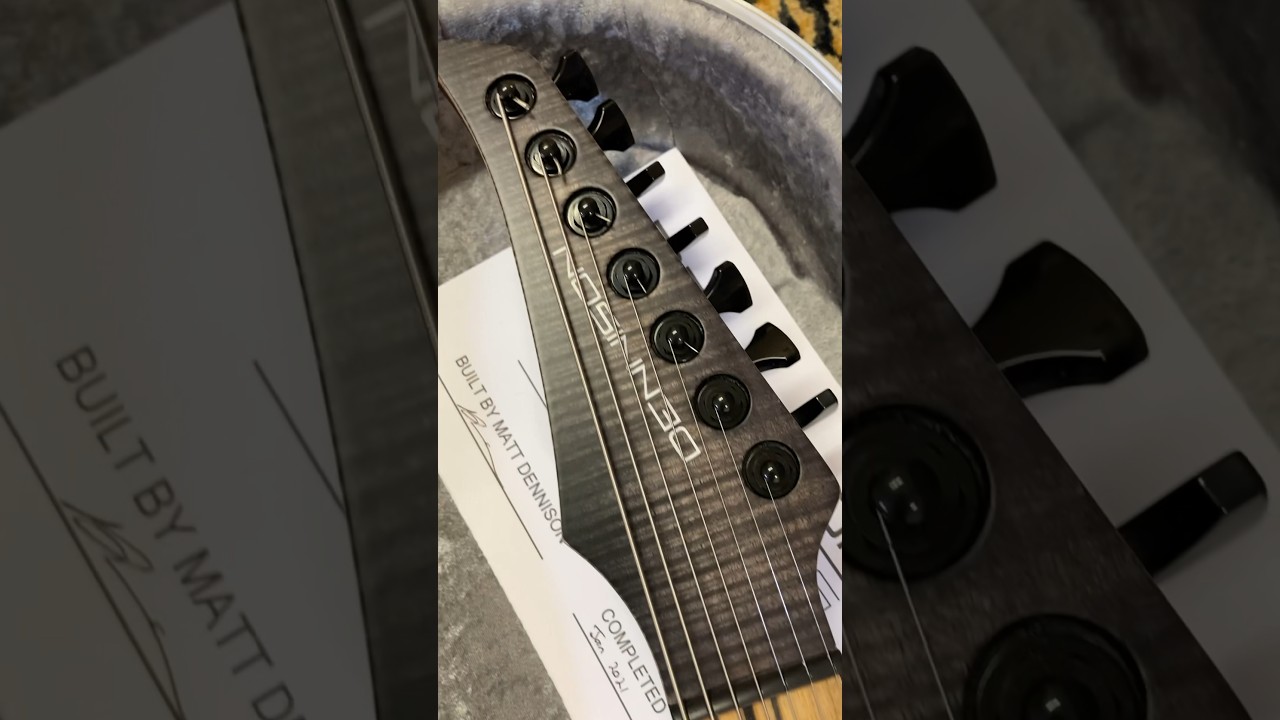 Dennison Guitars Artemis 7 String YouTube