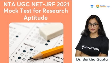 Mock Test for Research Aptitude | Paper-1 | NTA UGC NET-JRF 2021 | Dr. Barkha Gupta
