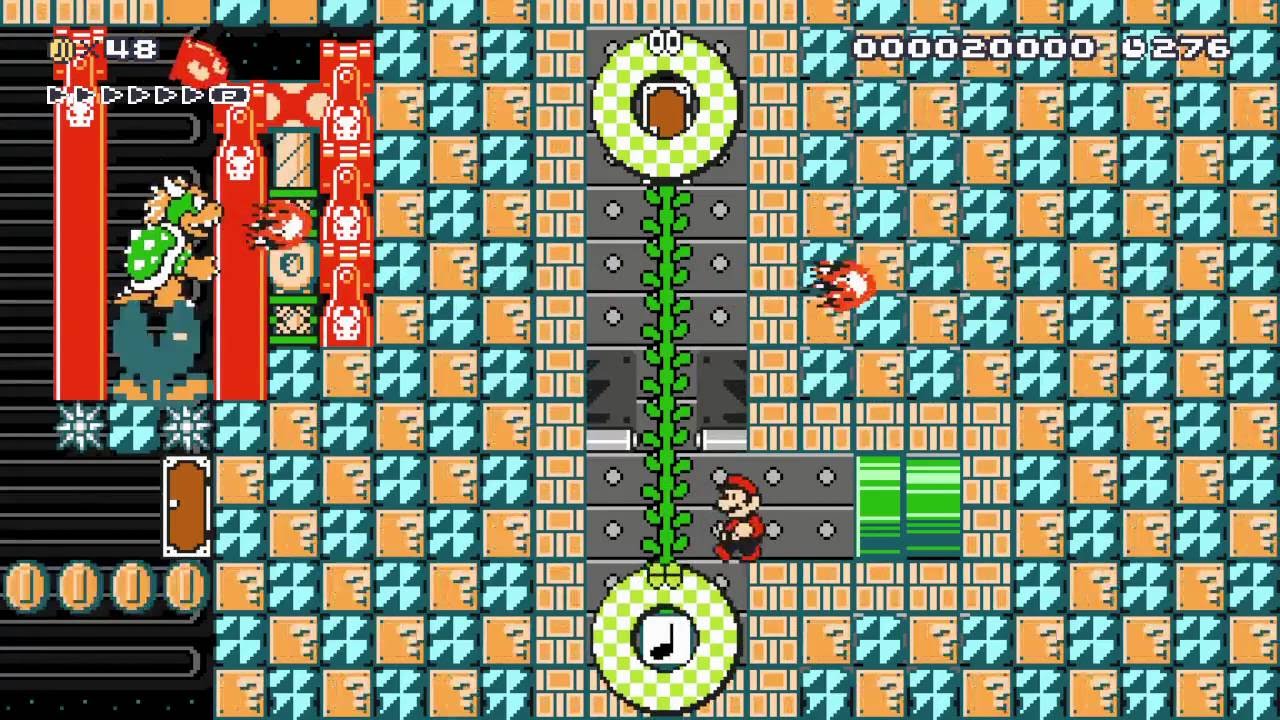 Five Nights At Freddy's by Danster - SUPER MARIO MAKER - No Commentary Gameplay 一 1AJ