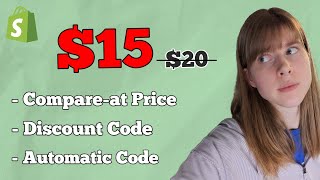Discounts on Shopify - The Basic Three Ways to Discount Items on Your Shopify Store