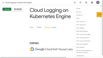 Cloud Logging on Kubernetes Engine GSP483