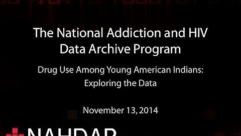 Drug Abuse among Young American Indians: Exploring the Data