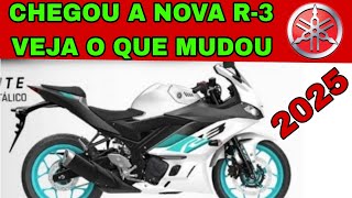 ATUALIZADA a Yamaha R-3 2025, veja os Detalhes!