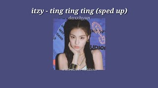 itzy (with oliver heldens) - ting ting ting (sped up w/ eng lyrics)