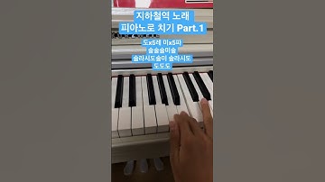 Thumbnail of 지하철역 노래 피아노로 치기 Part.1