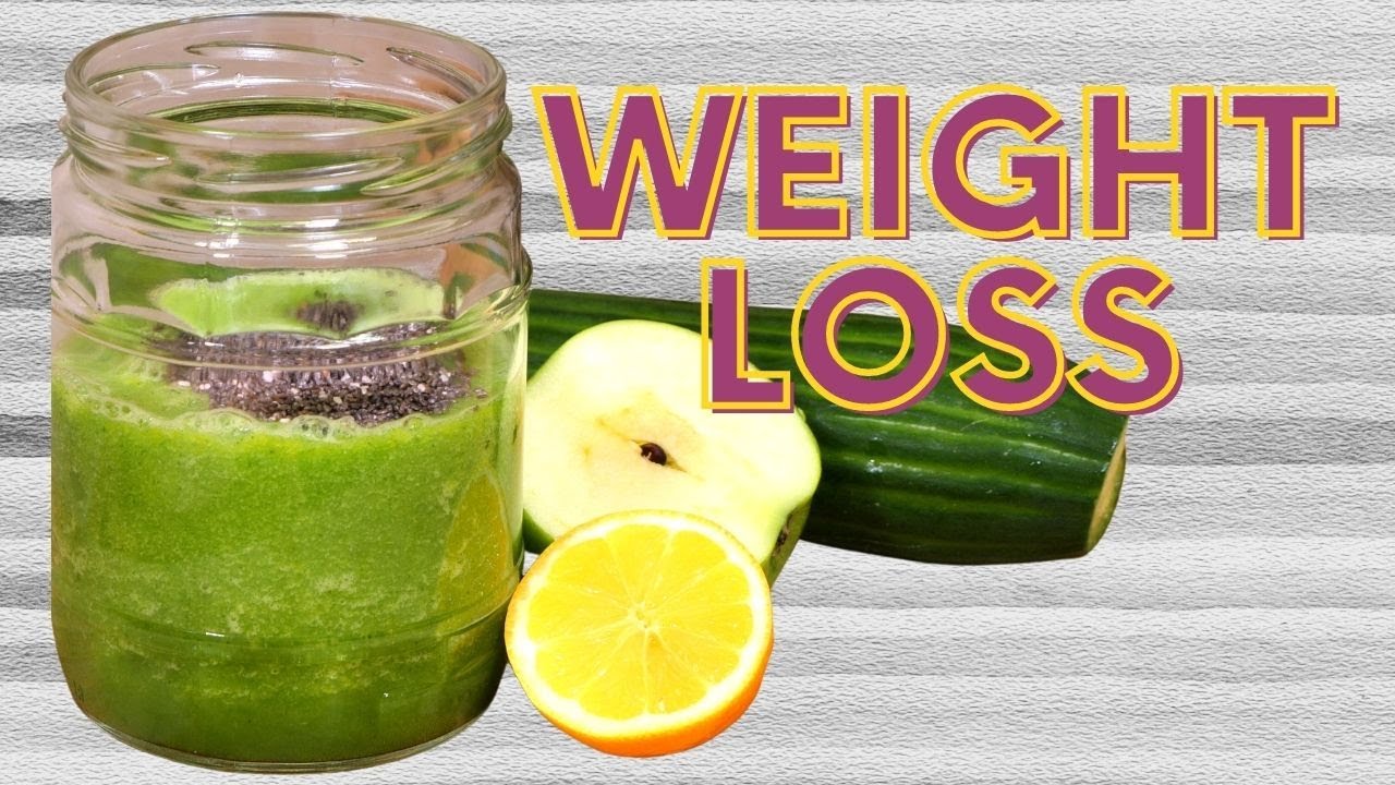 Weight Loss Juice With Cucumber Green Apple Celery Mint | Recipe ...