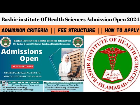 Bashir Institute Of Health Sciences Admission 2024 || Biohs Nursing ...