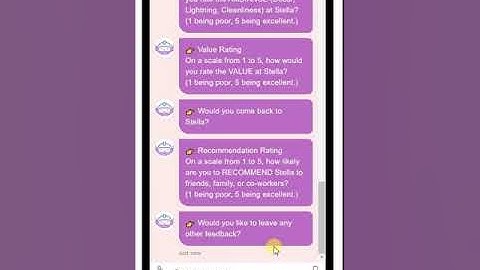Survey chatbot demo for Elite Digital Technologies