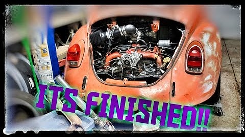 VW Bug engine swap Final Assembly Completed! Superu Beetle PT 23