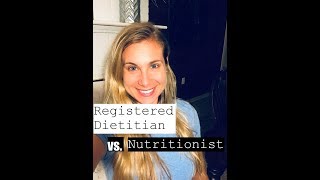 RD vs. Nutritionist | Knowledge is Power | Registered Dietitian Nutritionist (RD) #onebody