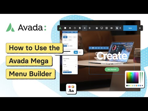 How To Use The Avada Mega Menu Builder Video