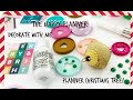 Diy Planner Christmas tree decor | Decorate with me | Craft Room