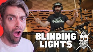 "UK Drummer REACTS to BLINDING LIGHTS - THE WEEKEND | DRUM COVER ¨EL ESTEPARIO SIBERIANO REACTION"