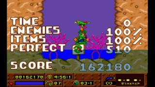 Jazz Jackrabbit DOS Walkthrough 27 - Lagunicus