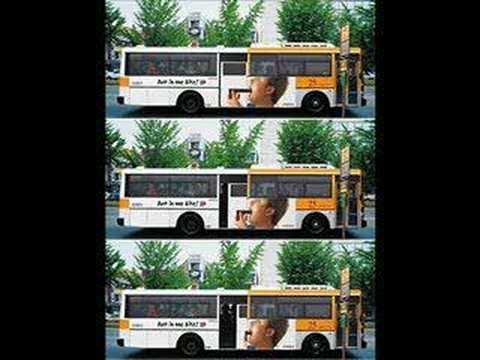 Kreatívne reklamy na autobusoch