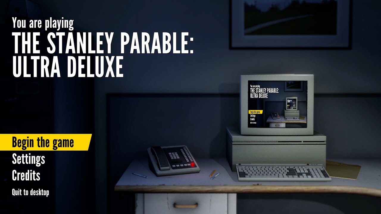 I love this narrator (´◡`) | The Stanley Parable: Ultra Deluxe