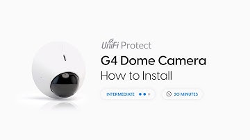 How to Install: Ubiquiti UniFi Protect G4 Dome Camera