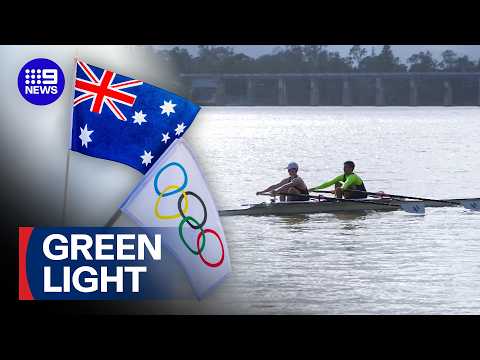 Controversial croc-infested river cleared to host 2032 Olympic Rowing | 9 News Australia