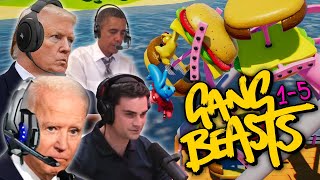 US Presidents Play Gang Beasts 1-5 (Full Series)