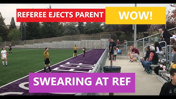 REFEREE EJECTS SWEARING PARENT FAN WHO THEN GOES CRAZY Folsom Lake College Santa Rosa Women Soccer