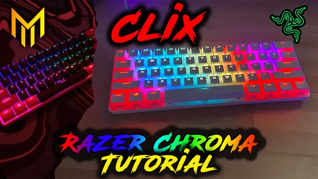 CLIX Themed Razer Chroma Proflile Keyboard Lighting YouTube