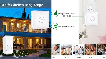 How to Set up install KERUI wireless doorbell M520+F55