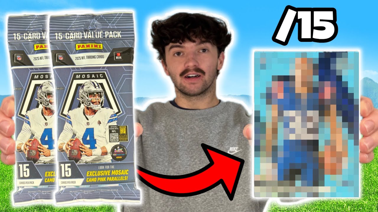 My Biggest Hit From a VALUE PACK! (2025 Mosaic Football Value Packs)