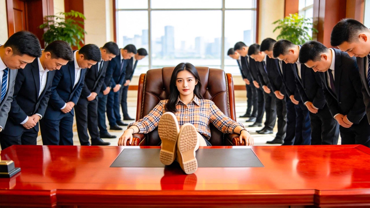 Chica pobre se sienta en lugar del presidente—se revela como su hija y todos quedan en shock