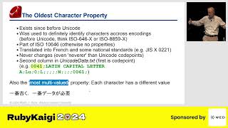 [EN] Squeezing Unicode Names into Ruby Regular Expressions / Martin J. Dürst @duerst