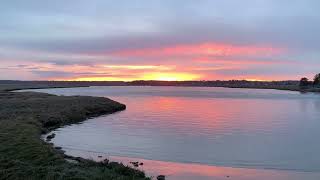 Peaceful Sunset Over the Marsh with Relaxing Music 4K